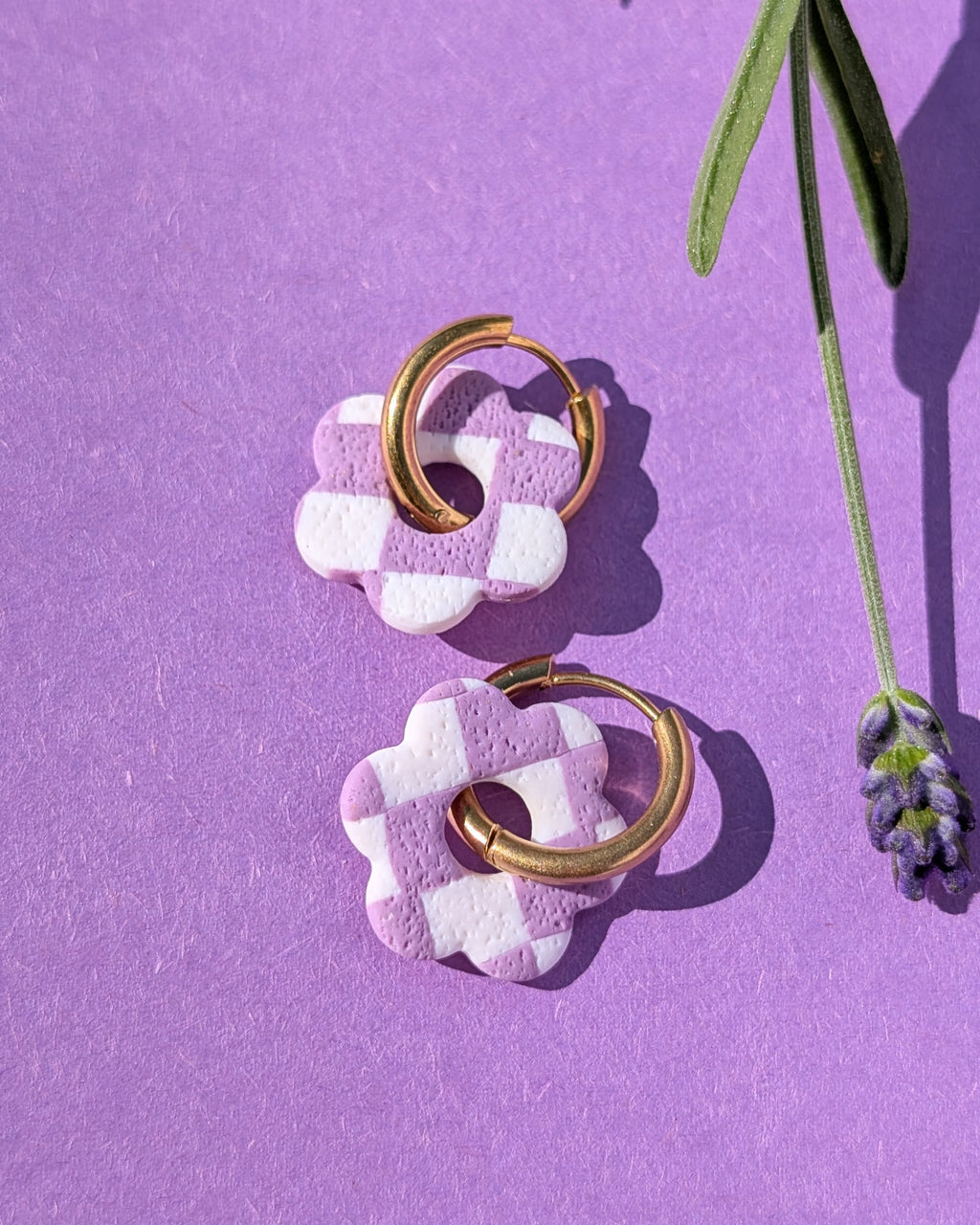 Purple Checkered Flower