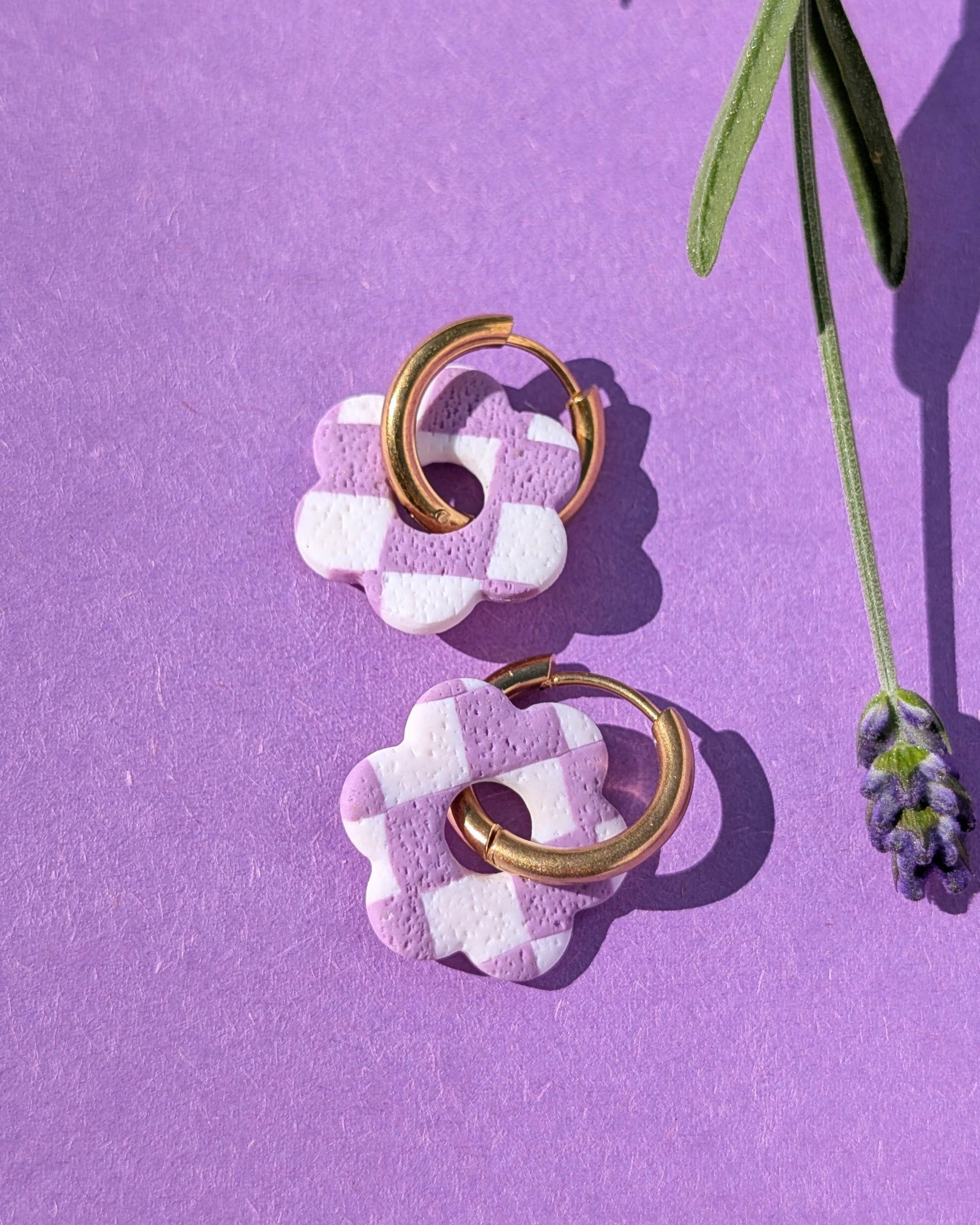 Purple Checkered Flower